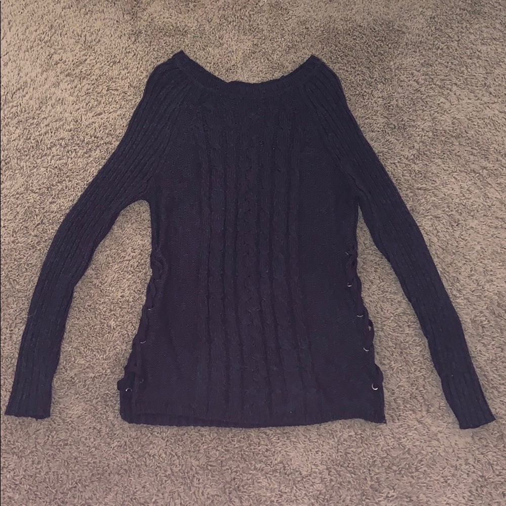 Francescas navy blue sweater